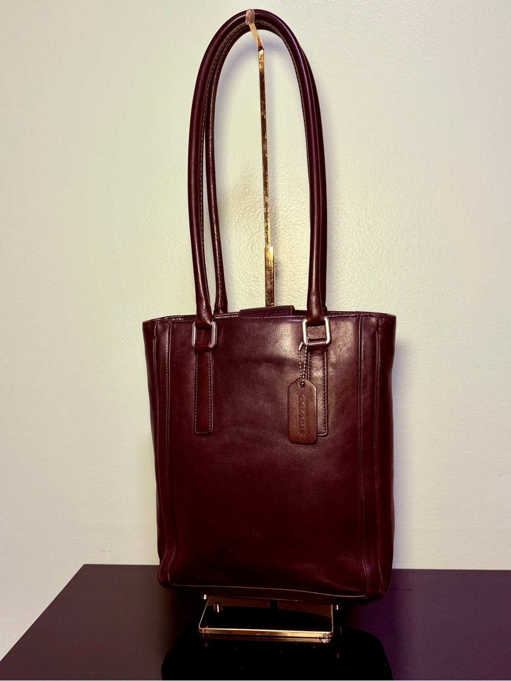 Vintage Coach 2001 Bonnie Cashin Legacy Slim Tote Style 9422 in Brown